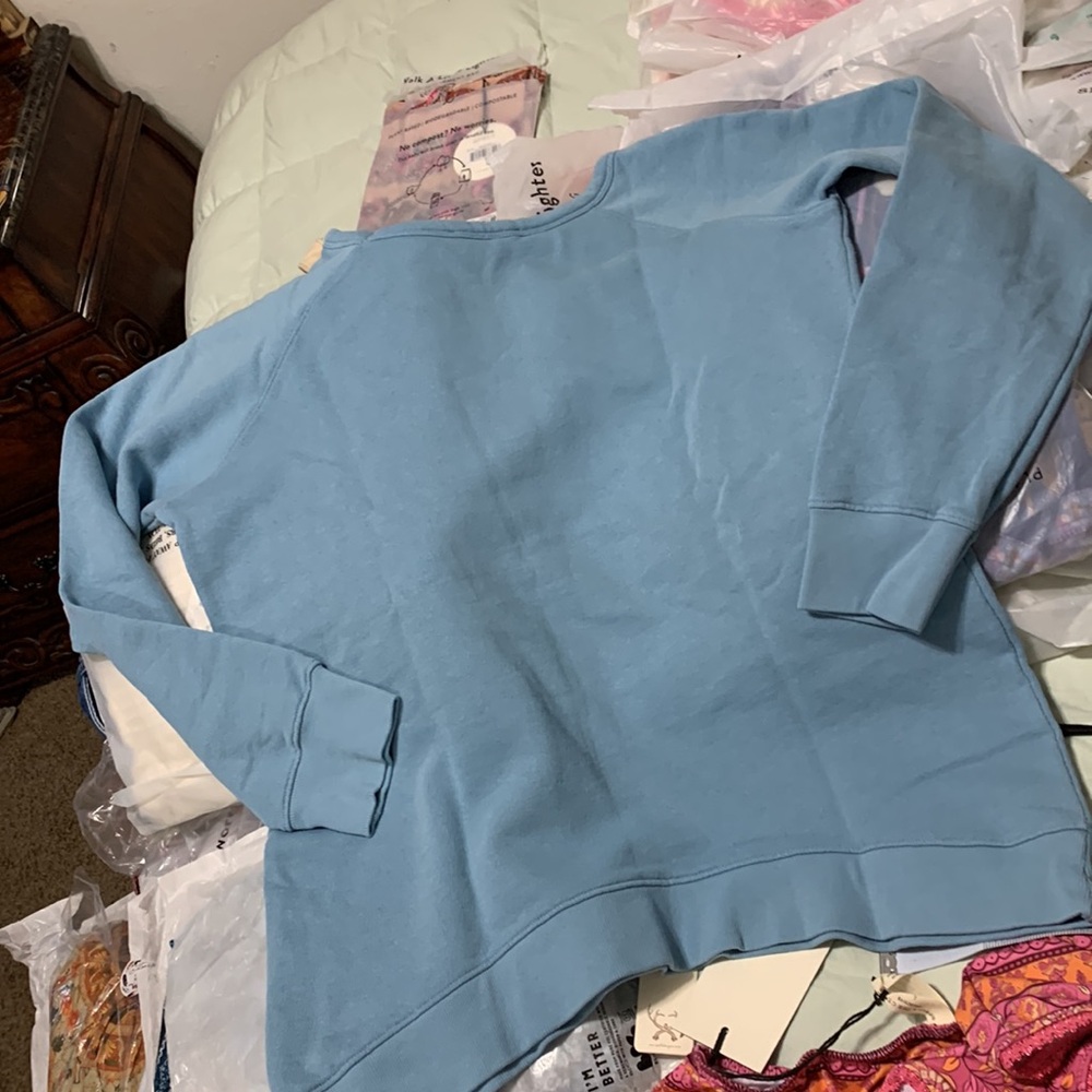 Spell Cool Blue Baby Sz Small Sweatshirt Excellent Condition - Picture 4 of 4